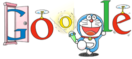 Google Doraemon logo